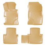 Rizline Honda Civic Sedan 2001-2006 Uyumlu Bej 3D Havuzlu Paspas