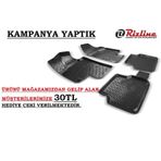 Rizline Honda CR-V 2018 Sonrası Kokusuz DRS 4x4 3D Havuzlu Paspas