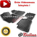 Rizline Hyundai Accent Blue 2011 2019 Siyah 3D Havuzlu Paspas
