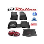 Rizline Hyundai i20 3D Paspas + 3D Bagaj Havuzu HB 2014-2020 Arası Siyah Set