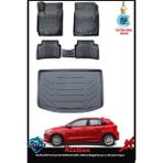 Rizline Kia Rio 2017 Sonrası Hatchback Eski Logolu Bagaj Havuzu ve Havuzlu Paspas - Siyah