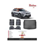 Rizline Kia Stonic 2017 Sonrası Yeni Kia Logolu Bagaj Havuzu Ve 3D Havuzlu Paspas -Hediyeli