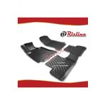 Rizline Mercedes C200 W205 Siyah 2014 - 2020 Arası 4 Parça Set 3D Havuzlu Paspas