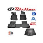 Rizline Mercedes W205 C200 3D Paspas + 3D Rampalı Bagaj Havuzu 2014-2019 Arası Siyah Set