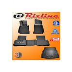 Rizline Mercedes W205 C200 3D Paspas + 3D Rampalı Bagaj Havuzu 2014-2020 Arası Siyah Set