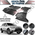 Rizline Mitsubishi Outlander 2004-2016 3D Havuzlu Paspas