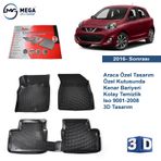Rizline Nissan Micra 3D Havuzlu Paspas