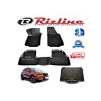 Rizline Opel Mokka X 3D Paspas + 3D Bagaj Havuzu 2015 - 2020 Arası Siyah Set