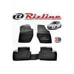 Rizline Peugeot 308 HB 2007 - 2014 Arası Siyah 4 Parça Set 3D Havuzlu Paspas