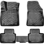 Rizline Peugeot 407 2003-2010 Siyah 3D Havuzlu Paspas