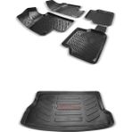 Rizline Renault Clio 2 3D Havuzlu Paspas 1998-2005 + Bagaj Havuzu - Siyah