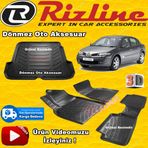 Rizline Renault Megane 2 2002-2009 3d Havuzlu Paspas