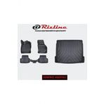 Rizline Renault Megane 2 Hatchback 2002-2009 3D Havuzlu Paspas+3D Bagaj Havuzu
