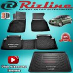 Rizline Renault Megane 2 Siyah 2004 2010 Hb Bagaj Havuzu