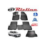 Rizline Renault Symbol 3D Paspas + 3D Bagaj Havuzu 2013-2020 Arası Siyah Set