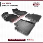 Rizline RZPAS251225 Seat Ateca 3D Havuzlu Paspas