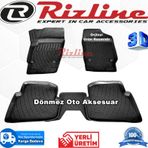 Rizline Seat İbiza 2002 2007 Siyah 3D Havuzlu Paspas