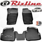 Rizline Seat Ibiza HB 2009 - 2017 Arası Siyah 3D Havuzlu Paspas