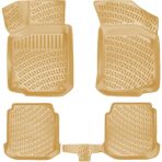 Rizline Seat Leon 1998-2004 Bej Uyumlu 3D Havuzlu Paspas