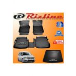 Rizline Volkswagen Caddy 3D Paspas + 3D Bagaj Havuzu 2015-2020 Arası Siyah Set