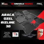 Rizline Volkswagen Golf 5 Plus 2003-2009 3D Havuzlu Paspas