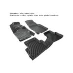 Rizline Volkswagen Golf 6 2009-2012 Uyumlu 3D Siyah Havuzlu Paspas