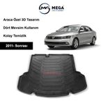 Rizline Volkswagen Jetta 2011 Sonrası Cepli Bagaj Havuzu Paspası
