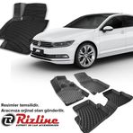 Rizline Volkswagen Passat B8 2015 Sonrası 3D Bagaj Havuzu