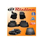 Rizline Volkswagen Passat B8 3D Paspas + 3D Bagaj Havuzu Sedan 2015-2020 Arası Siyah Set