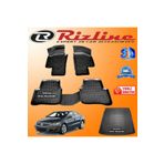 Rizline Volkswagen Passat CC 3D Paspas + 3D Bagaj Havuzu 2008-2012 Arası Siyah Set