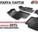 Rizline Volkswagen Polo 3D Havuzlu Paspas AYNI GÜN ÜCRETSİZ KARGO
