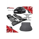Rizline Volkswagen Polo 6R 2009-2016 Uyumlu Paspas ve Üst Bagaj Havuzu Set