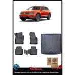 Rizline Volkswagen Tiguan 2016-2023 Allspace 5 Koltuklu Bagaj Havuzu ve Havuzlu Paspas - Siyah