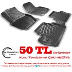 Rizline Volvo S60 2010 ve Sonrası 3D Havuzlu Oto Paspas