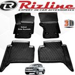 Rizline VW Amarok Siyah 2010 - 2020 Arası 4 Parça Set 3D Havuzlu Paspas