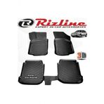 Rizline VW Golf 4 HB 1998 - 2004 Arası Siyah 4 Parça Set 3D Havuzlu Paspas