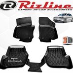 Rizline VW Golf 6 HB 2009 - 2013 Arası Siyah 4 Parça Set 3D Havuzlu Paspas