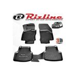 Rizline VW Golf 7 HB 2013 - 2020 Arası Siyah 4 Parça Set 3D Havuzlu Paspas