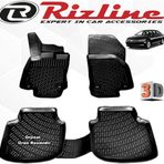 Rizline VW Passat B8 Sedan 2015 - 2020 Arası Siyah 4'lü Set 3D Havuzlu Paspas