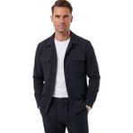 Rizzup Lacivert Slim Fit Gofre Dokulu Yazlık Spor Takım Elbise – Yarım Astarlı Likralı 2’li Kombin 2604007 - 6 Drop - 52