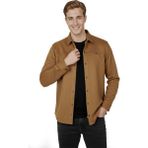 Rizzup Taba Premium Süet Dokulu Slim Fit Erkek Gömlek - Ceket Formunda 2500556 - 5XL