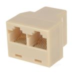 RJ 45 to RJ45 Splitter 1 to 2 Splitter Connector