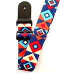 Rj200-b19 Gitar Askısı Deluxe Teal Guitar Strap Deri Başlıklı 2 Katlı
