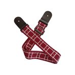 RJ200-C2 Gitar Askısı Deluxe Teal Guitar Strap Deri Başlıklı 2 Katlı