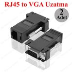 Rj45 Cat5 Cat/6 Vga Extender Ethernet Kablo Vga Uzatma Adaptörü