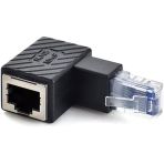 Rj45 Dişi Erkek 90 Derece Cat İnternet Ethernet Kablo Uç Çevirici Adaptör Dişi Erkek Rj45 Cat5 Cat6 Cat7 uyumlu 90 derece çevirici dönüştürücü adaptör Al5237