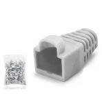 Rj45 Konnektör Papuç - 100 Adet Gri / Ekonomik Poşet Paket Nd2434