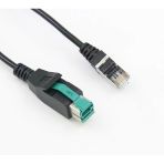 Rj45 Powered Usb Spiral Kablo 12V 1.5 Metre