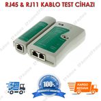 RJ45 & RJ11 KABLO TEST CİHAZI TESTER AG-TESTER01