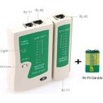 RJ45 RJ11 Network Tester Internet Telefon Test Cihazı (+ 9V Pil Dahildir)